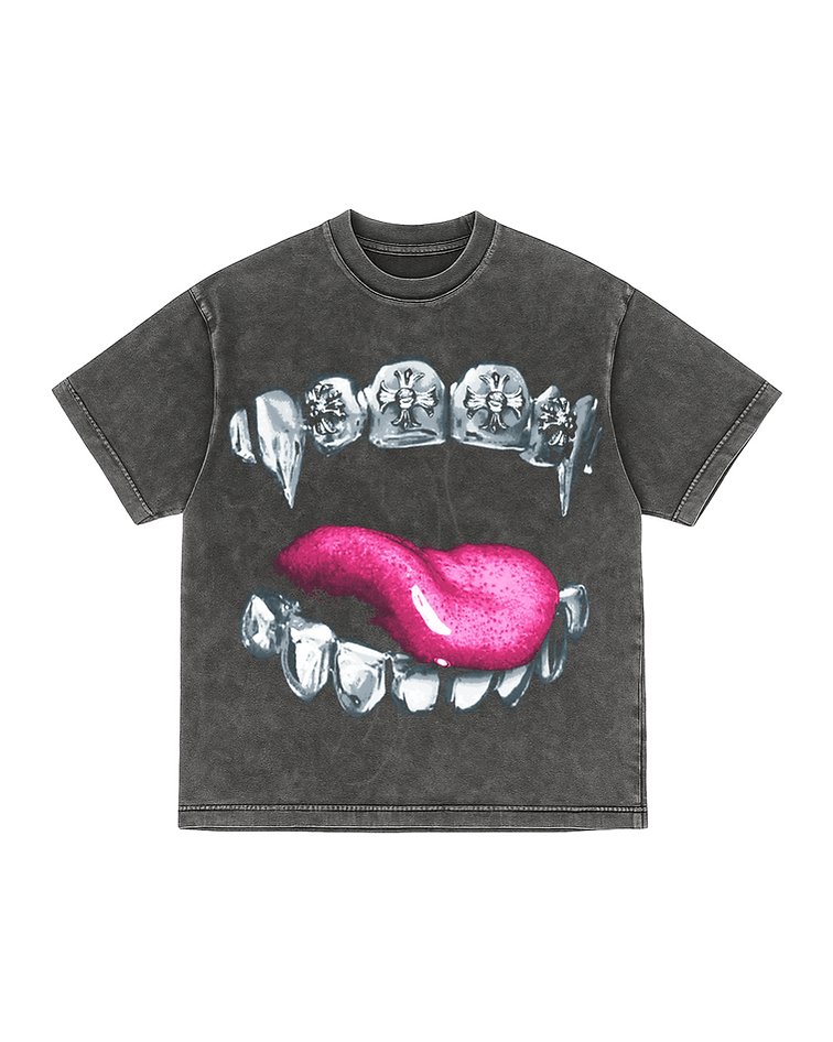 CAMISA DMF GRILLZ - DAMAFIA CINZA
