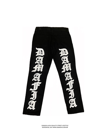 CALÇA SARJA DAMAFIA BLCK - NHW